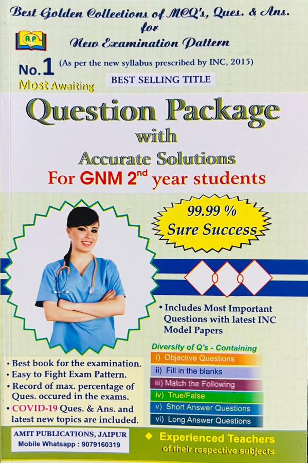Amit GNM Second Year Question Package Latest Edition